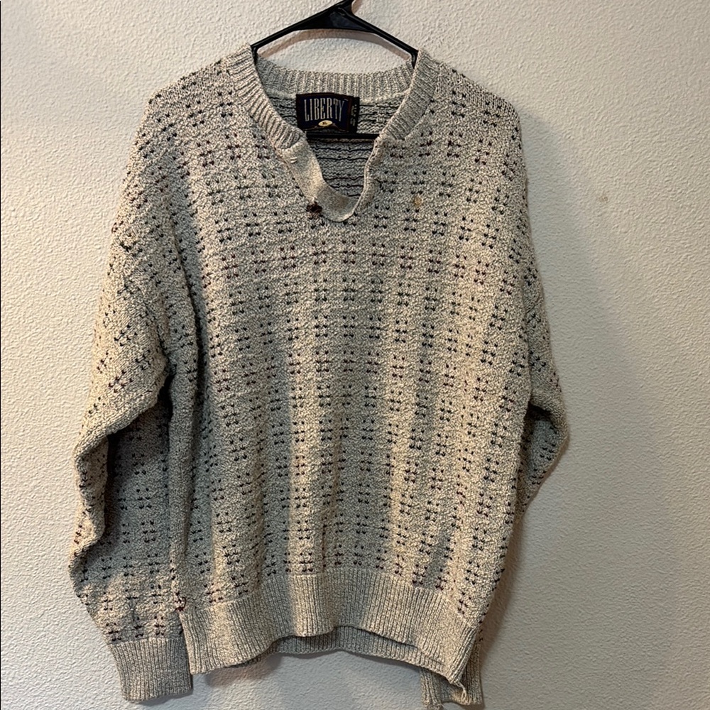 Liberty Men's Cream Sweater
